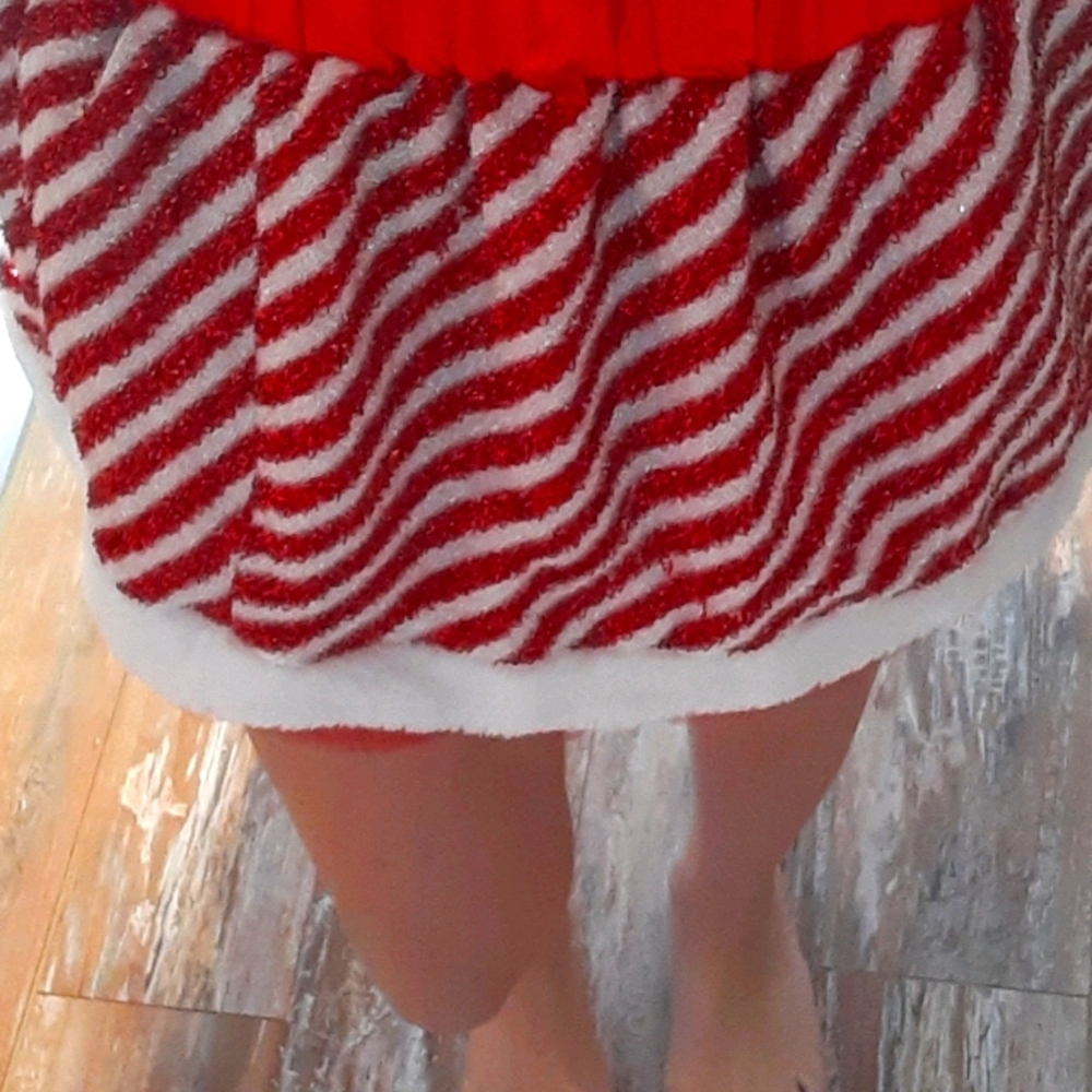 Red and white shirt